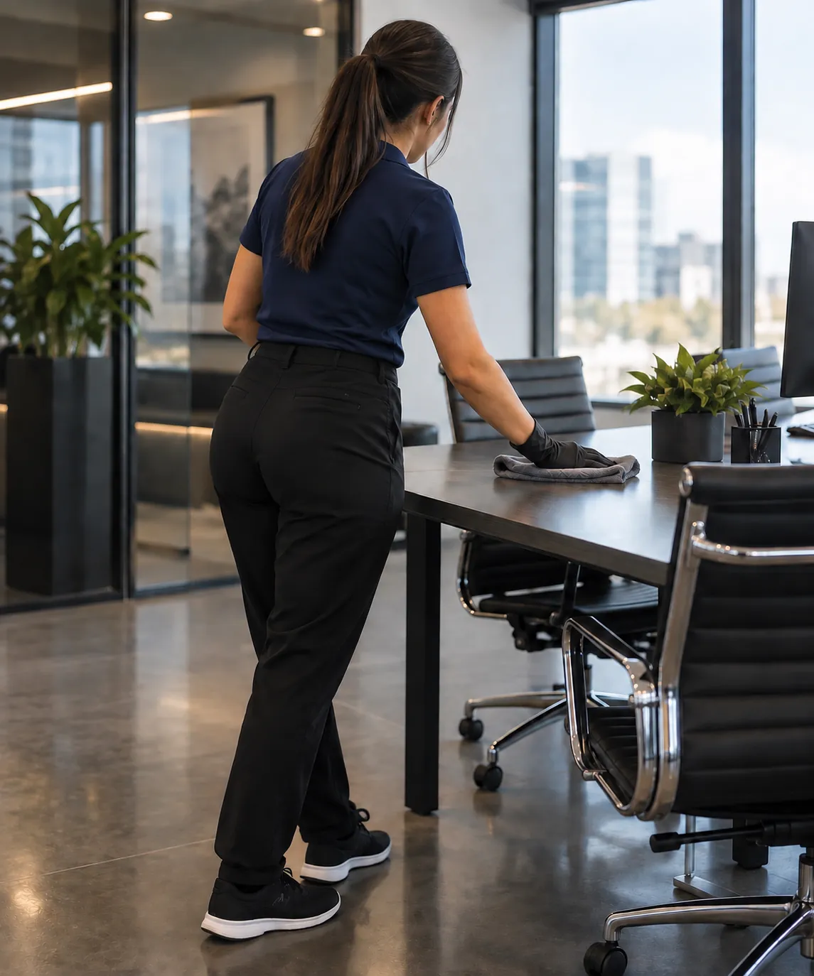 Entretien d'un espace de bureaux